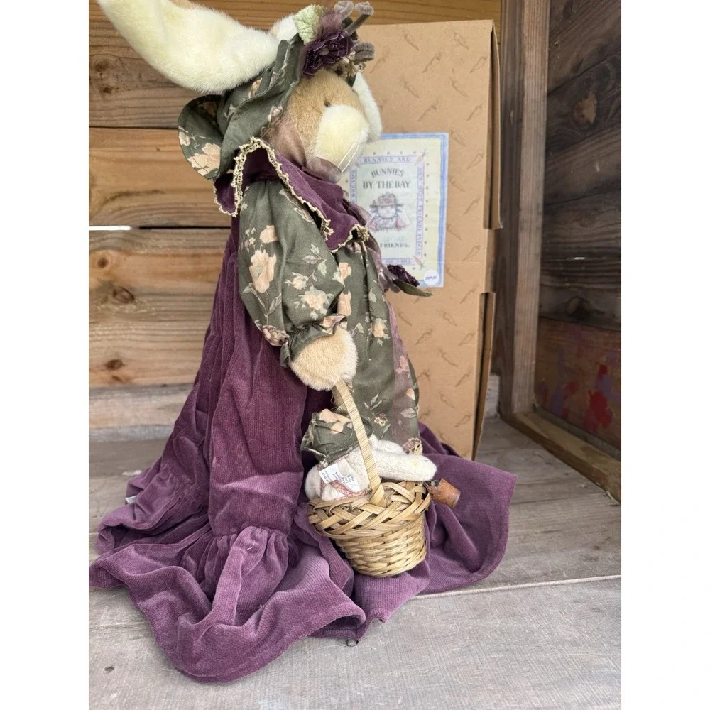 Bunnies By The Bay GABLE‎ & TINKER Bunny Rabbit Plush W/ Stand & Tag 16